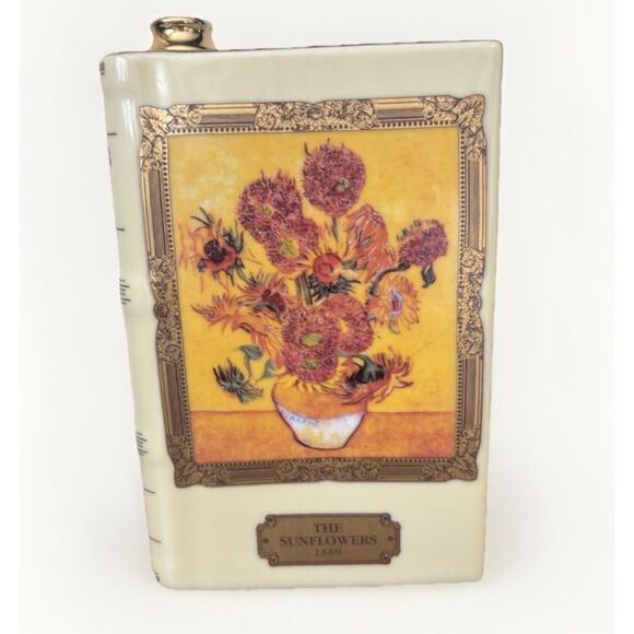 Limoges 22K Gold Castel Grand Masters Collection THE SUNFLOWERS 1889 Decanter